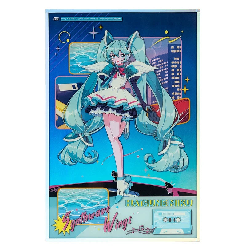 Vocaloid - Wings of the Synthwave Series Acrylic Shikishi Board Moeyu
