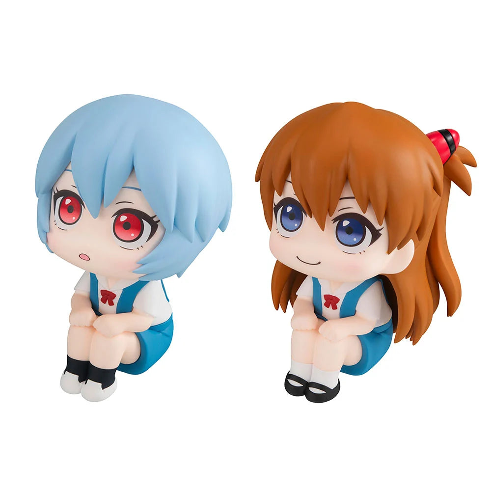 Evangelion - Rei Ayanami & Shikinami Asuka Langley Set [with gift] Mini Figure MegaHouse