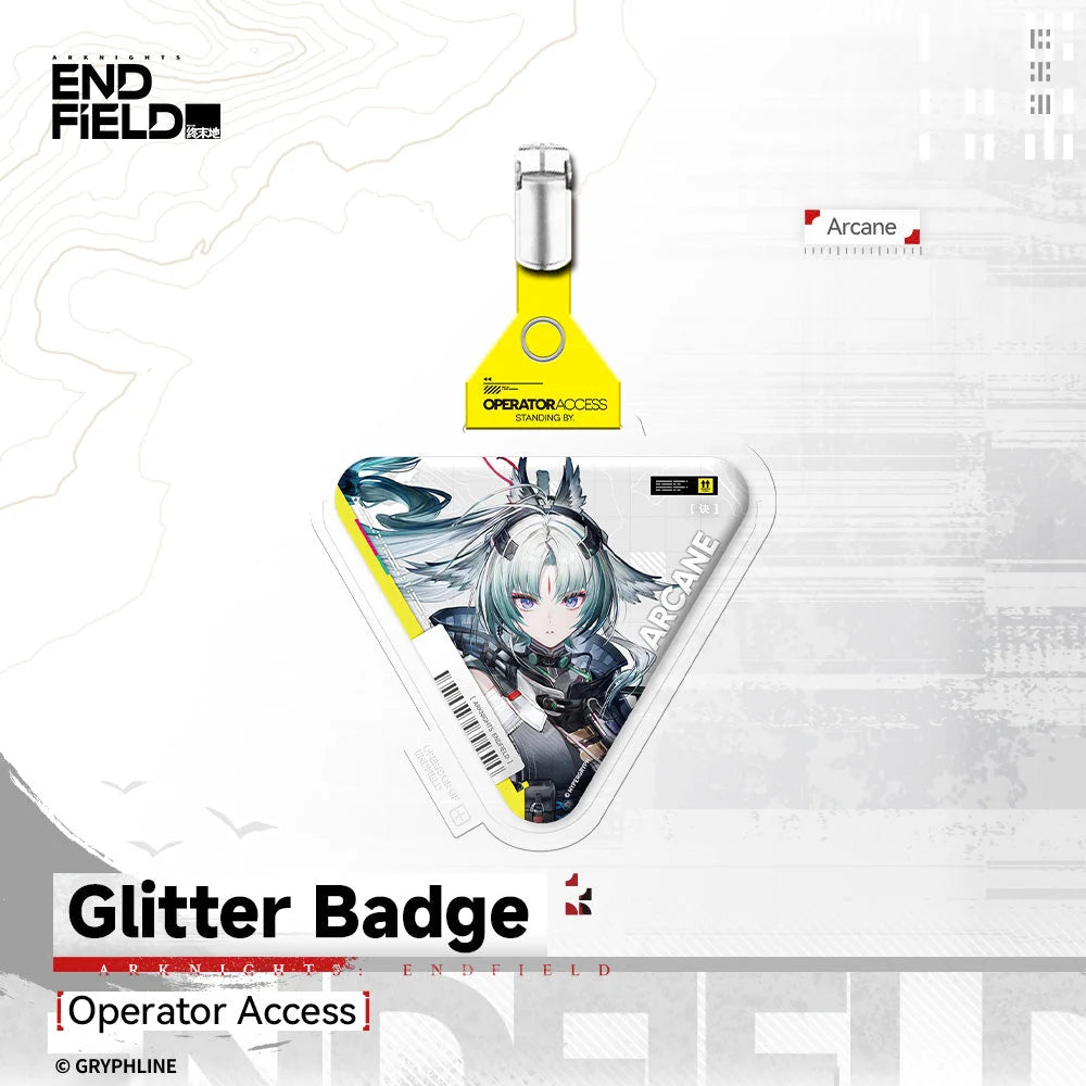 Arknights: Endfield - Arcane & Liino Operator Access Glitter Badge HYPERGRYPH