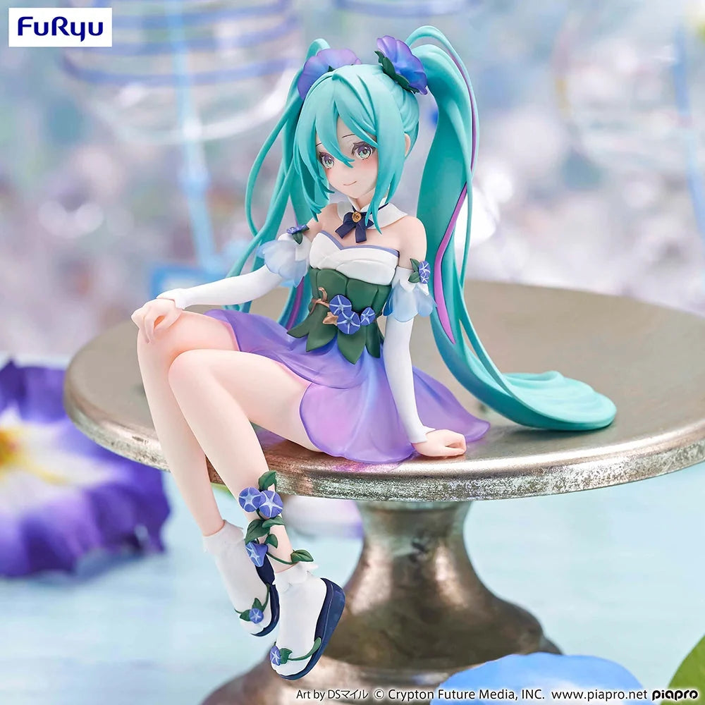 Hatsune Miku - Hatsune Miku(Flower Fairy Morning Glory Ver.) Noodle Stopper Prize Figure FuRyu Corporation