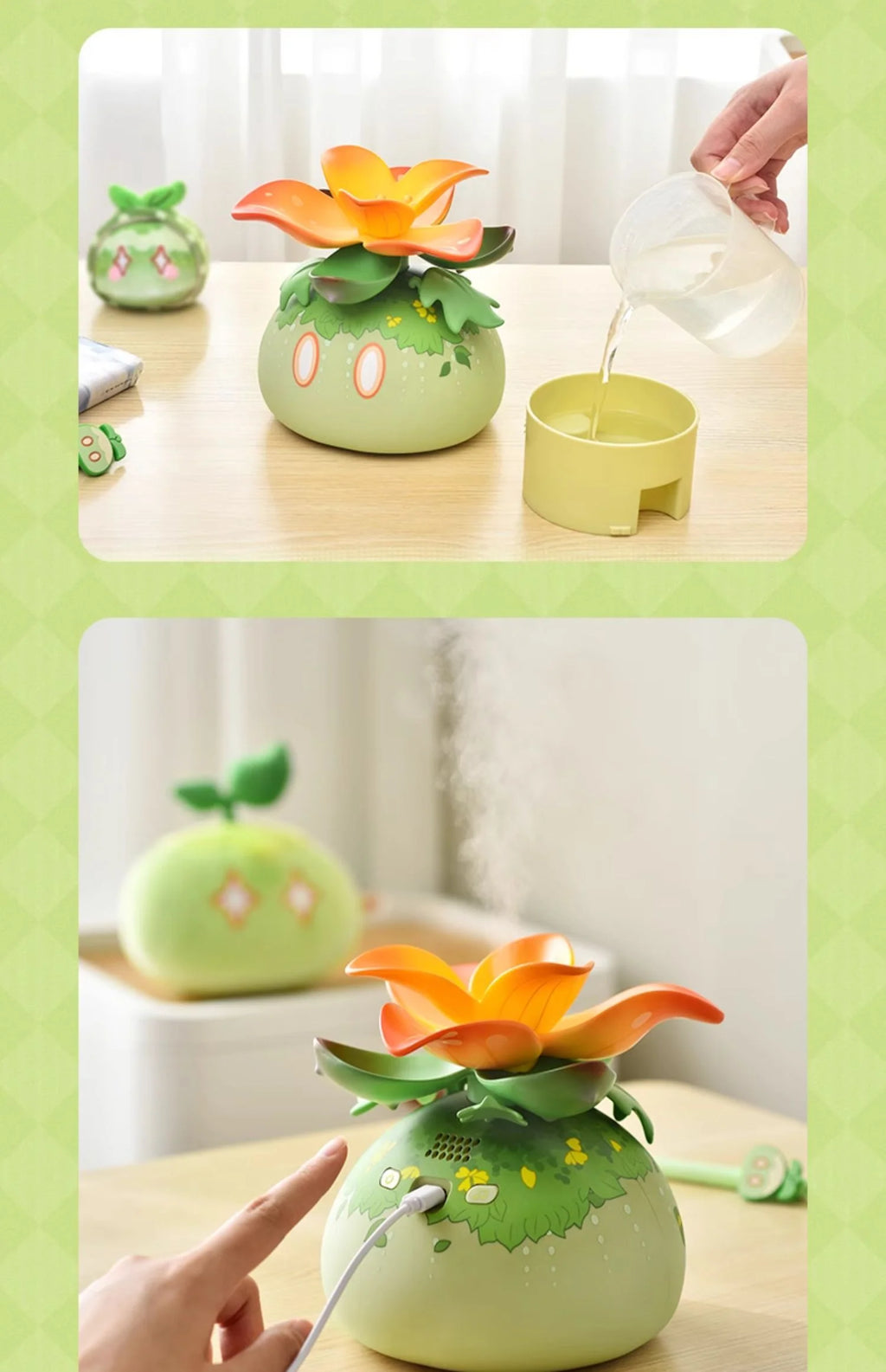 Genshin Impact - Slime Series Dendro Slime Music Humidifier miHoYo