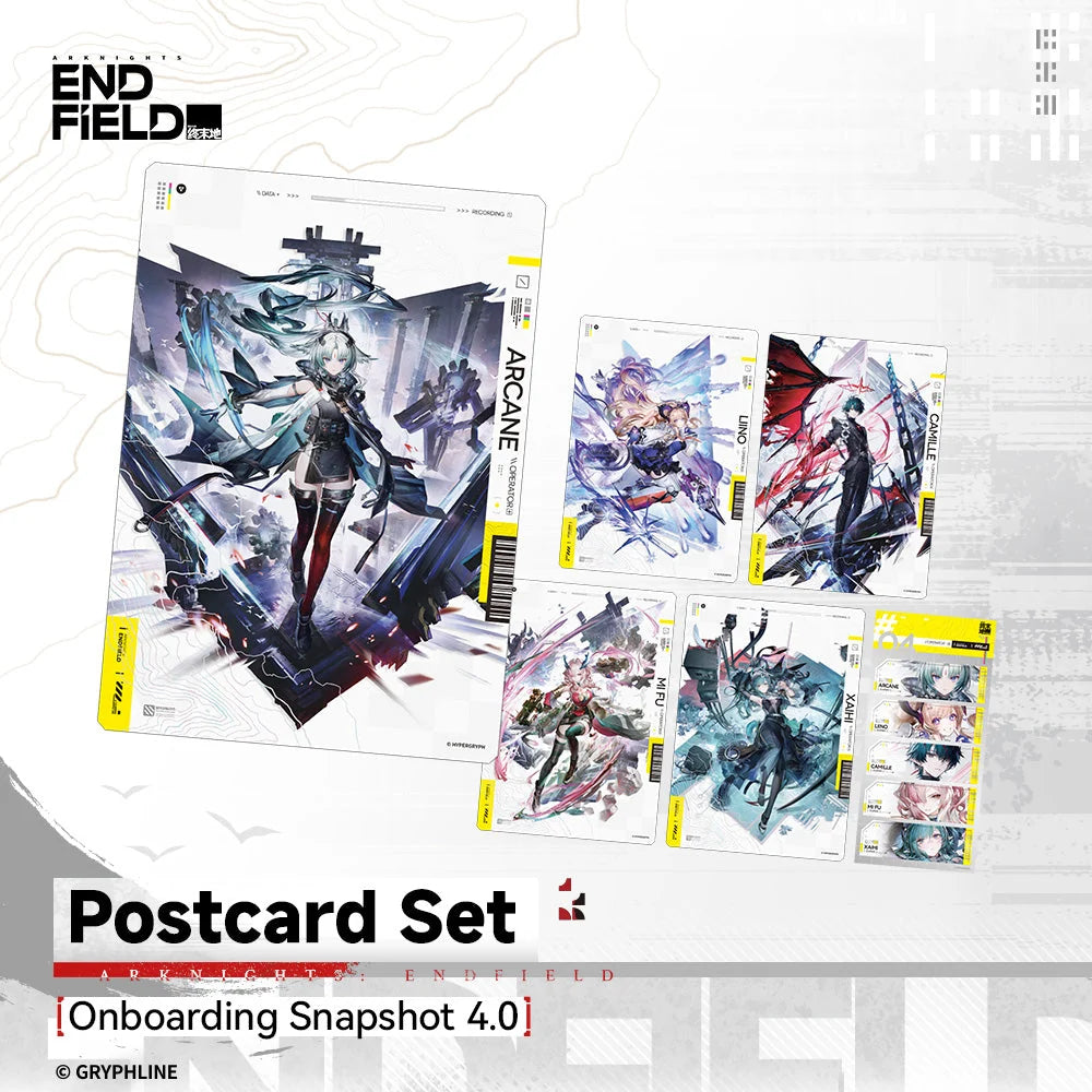 Arknights: Endfield - Onboarding Snapshot 4.0 Postcard Set HYPERGRYPH