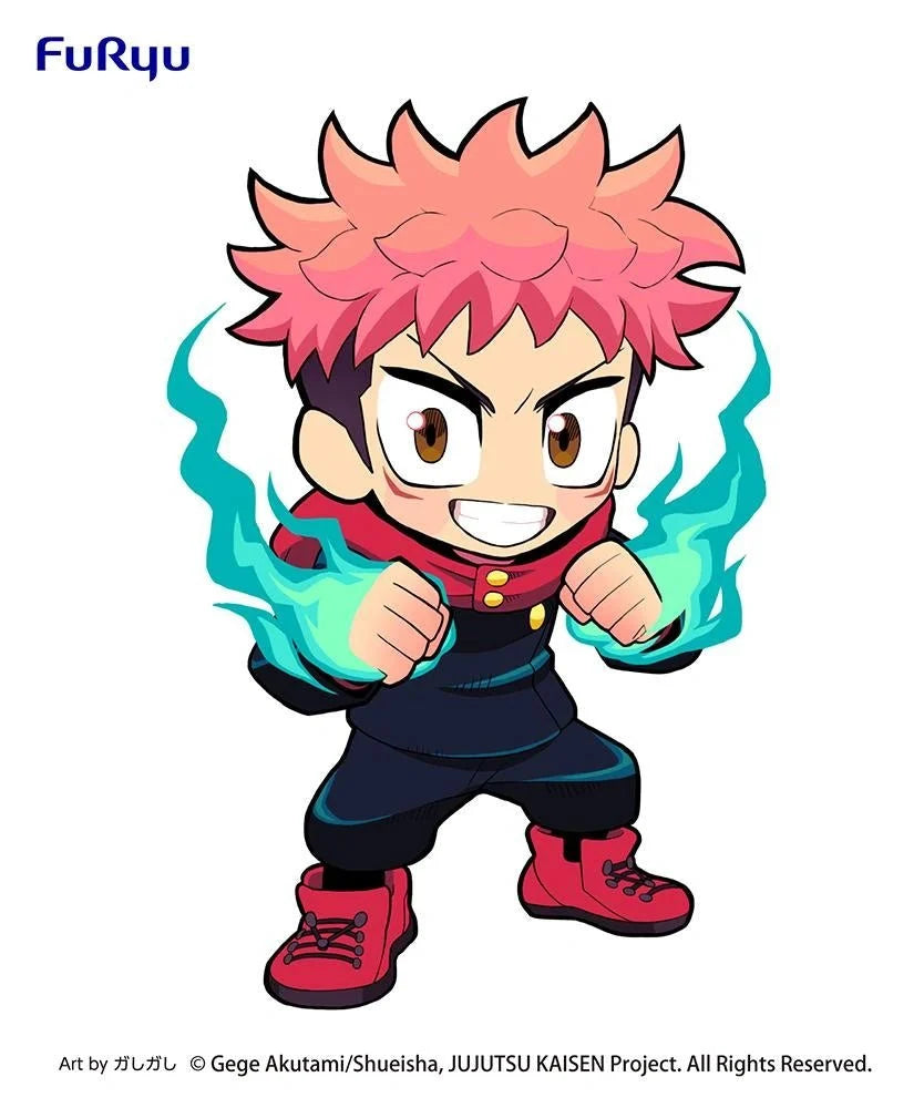JUJUTSU KAISEN - TOONIZE (Yuji Itadori Cartoon Color ver.) Mini Figure FuRyu Corporation