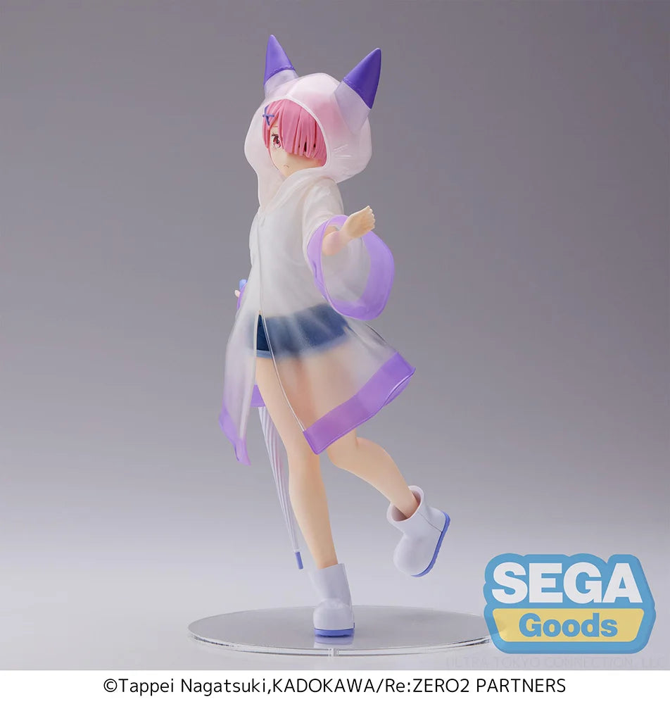 Re: ZERO - Starting Life in Another World - Ram (Raincoat Ver.) Day After The Rain Prize Figure SEGA