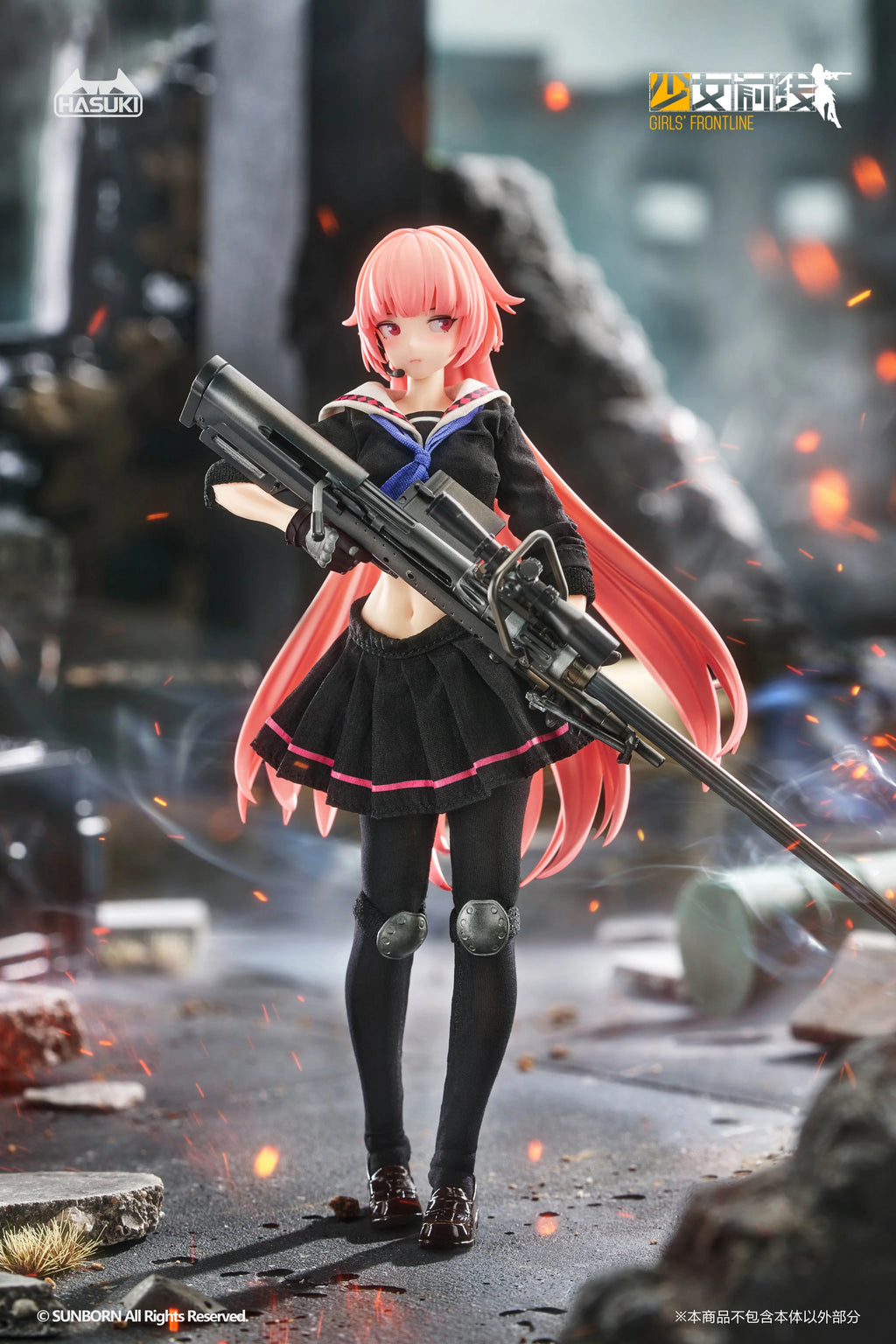 Girls' Frontline - NTW-20 Pocket Art Series 1/12 Scale Action Figure HASUKI