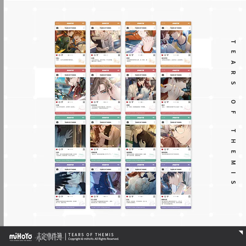 Tears of Themis - Collection Series Fixed CG Acrylic Photo Card Vol.6 miHoYo