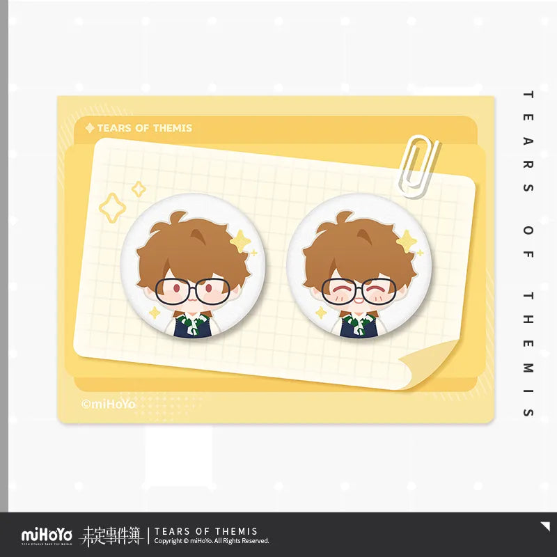 Tears of Themis - Stellis Heartbeat Series Raven Chibi Mini Badge Set miHoYo
