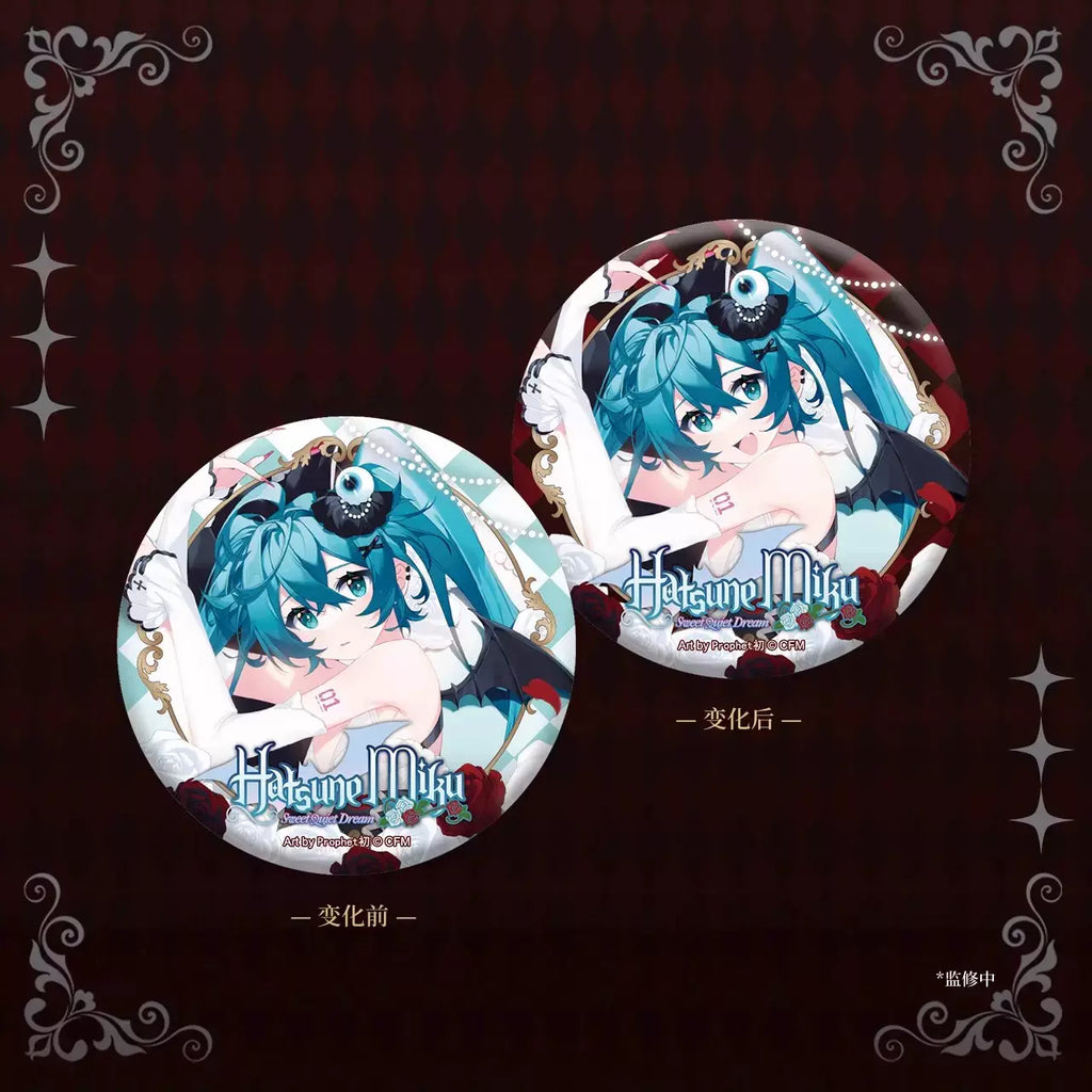 Hatsune Miku - Hatsune Miku Sweet Quiet Dream Series Badge BEMOE
