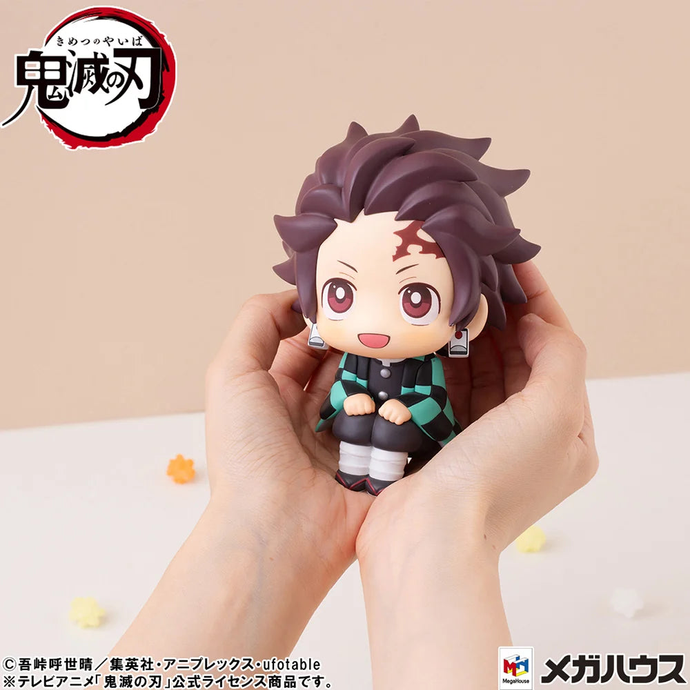 Demon Slayer: Kimetsu no Yaiba - Tanjiro Kamado (Sharp face Ver.) & Nezuko Kamado (Conquered the Sun Ver.) Set [with gift] Lookup Mini Figure MegaHouse