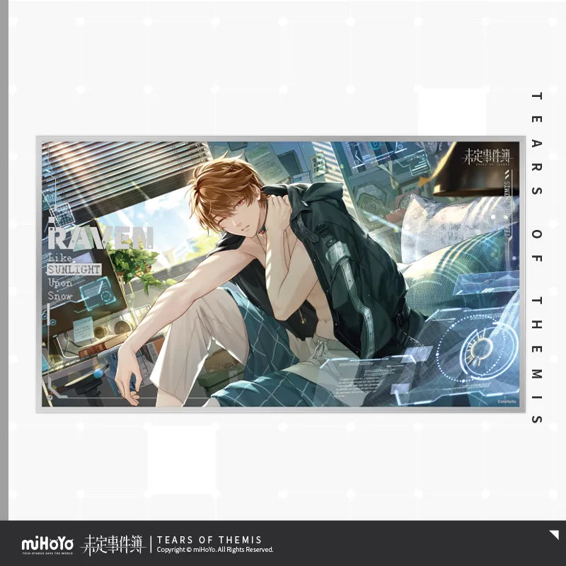 Tears of Themis - Like Sunlight Upon Snow Series Raven Birthday Art Board miHoYo