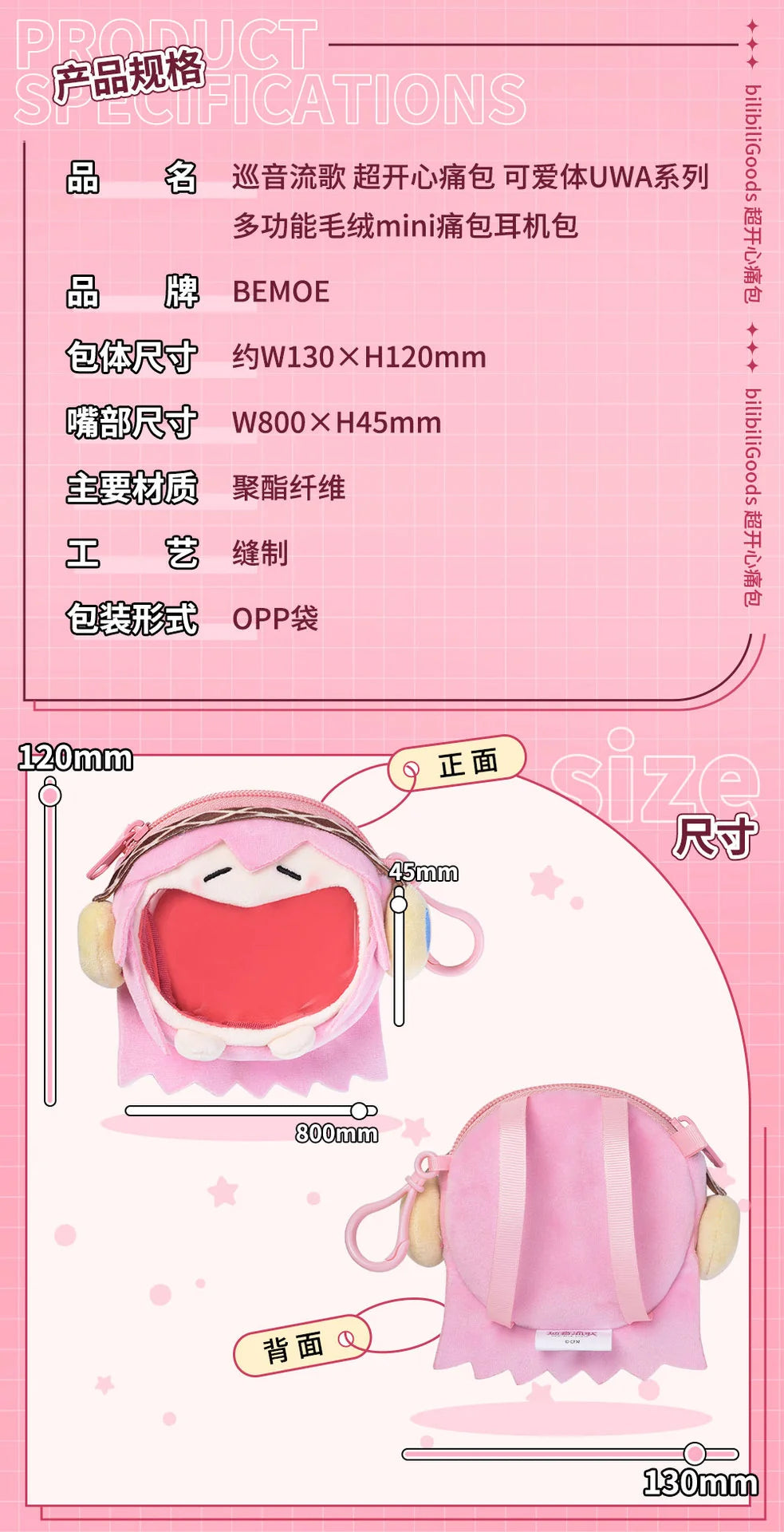 Hatsune Miku - LUKA UWA Series Mini Itabag BEMOE