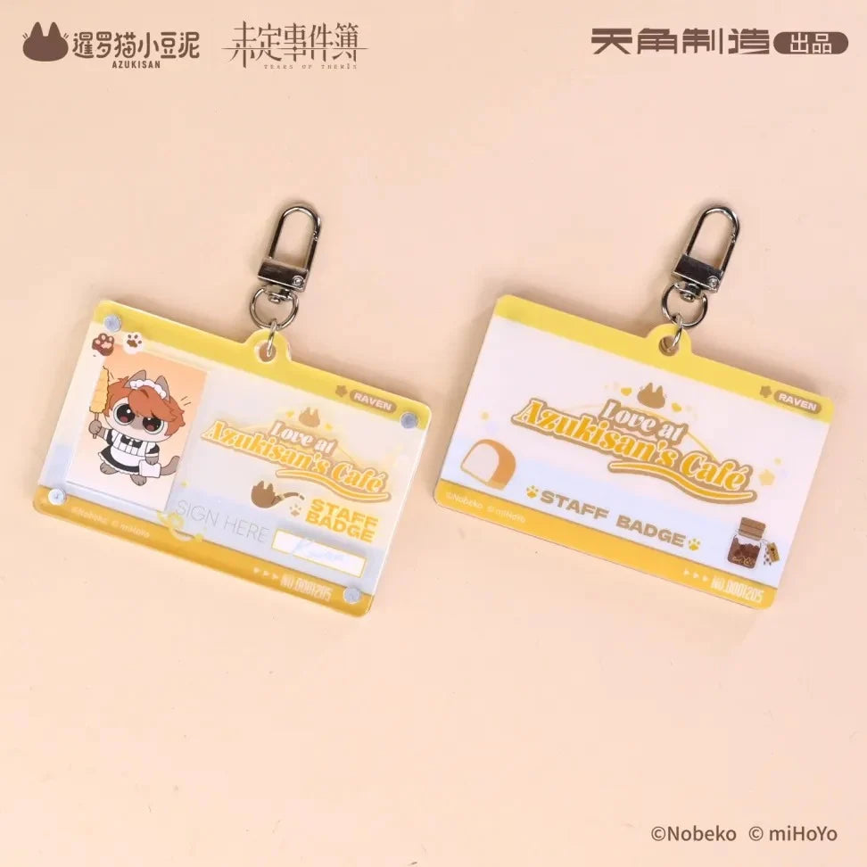 Tears of Themis - Love At Azukisan's Cafe Series ID Photo Acrylic Pendant Set miHoYo