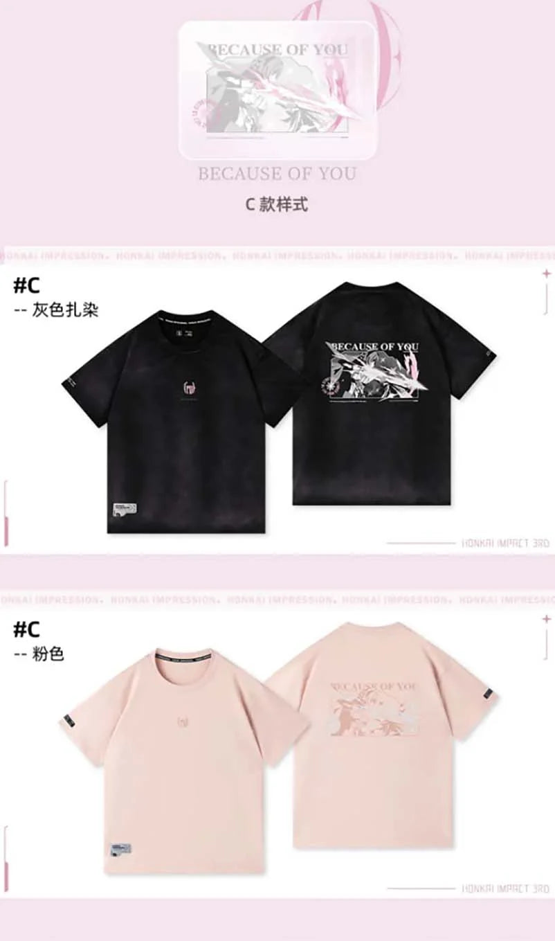 Honkai Impact 3rd - Elysia Because of You Theme T-Shirt miHoYo
