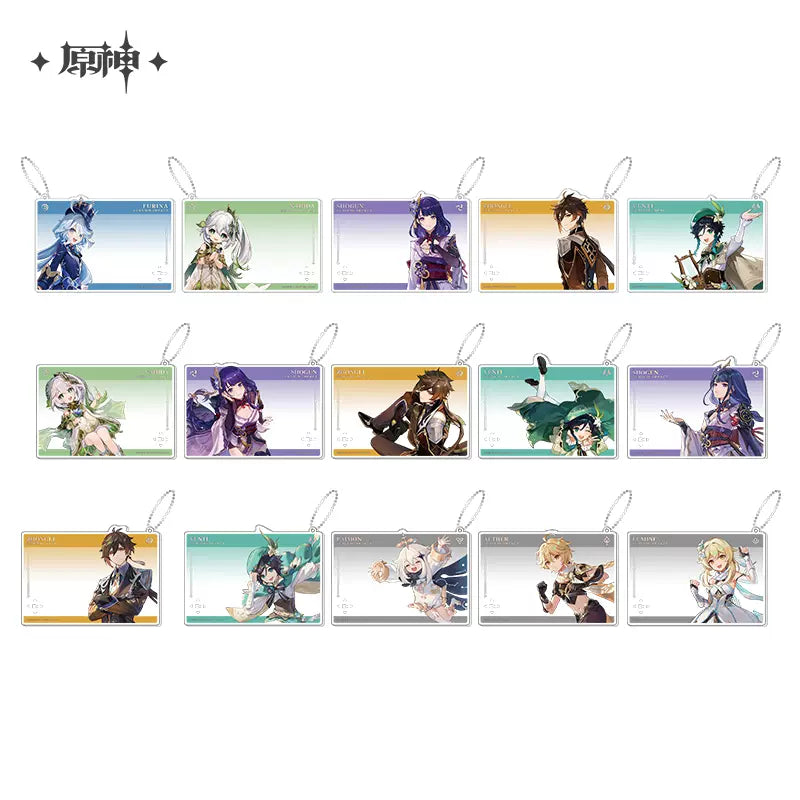 Genshin Impact - Anniversary Celebration Series Acrylic Photo Card Keychain miHoYo