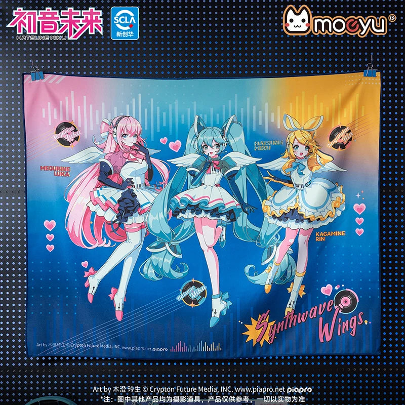 Vocaloid - Wings of the Synthwave Series Tapestry Moeyu