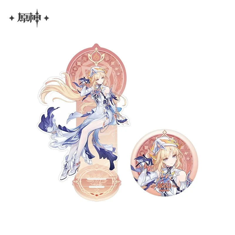 Genshin Impact - Quiet Heart Amidst the Noise Series Badge & Stand miHoYo