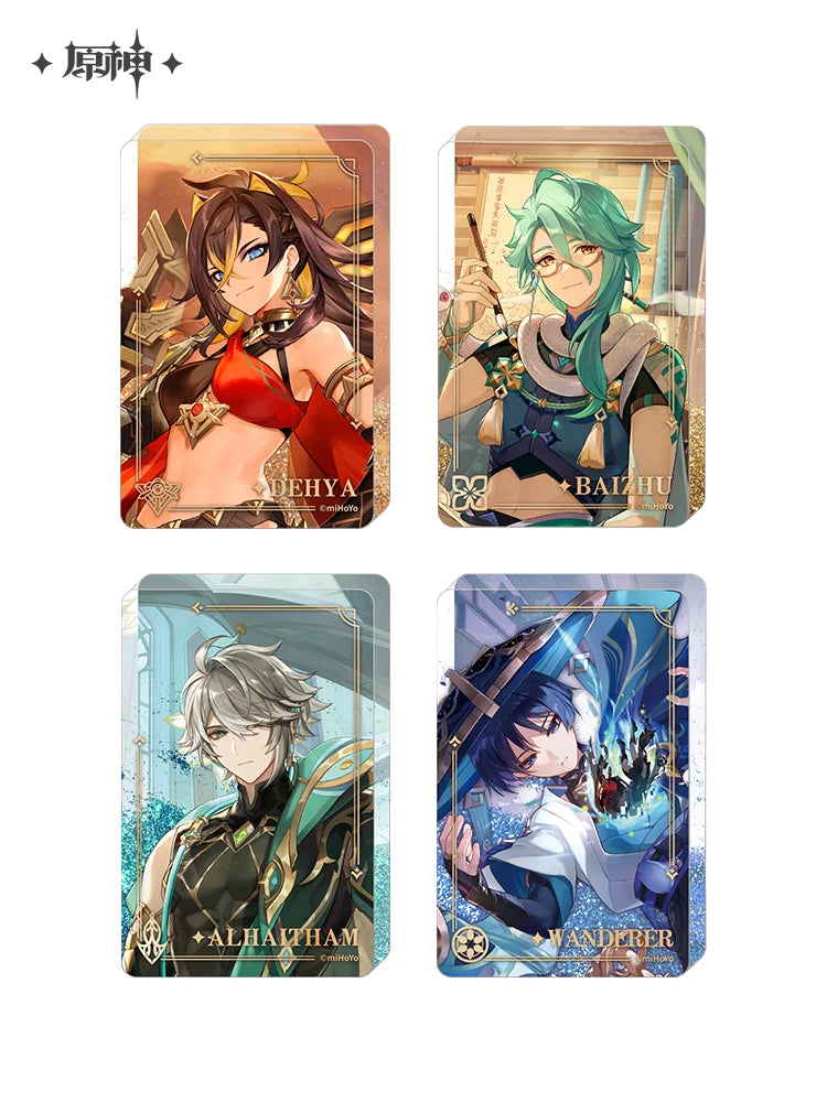 Genshin Impact - Theme Sparkly Acrylic Quicksand Blocks miHoYo