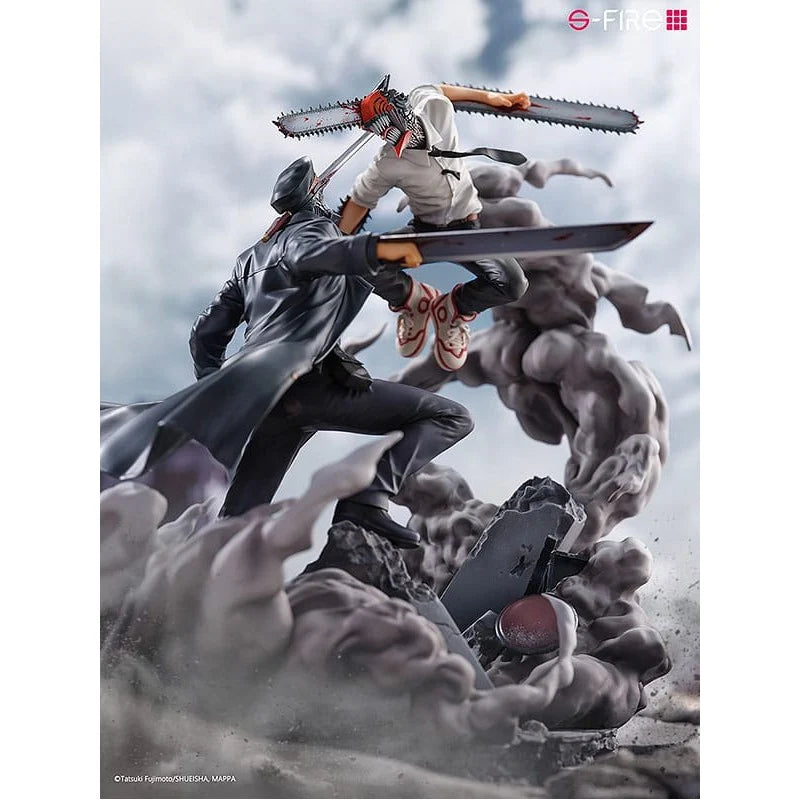 Chainsaw Man - Chainsaw Man vs. Samurai Sword Non Scale Figure SEGA