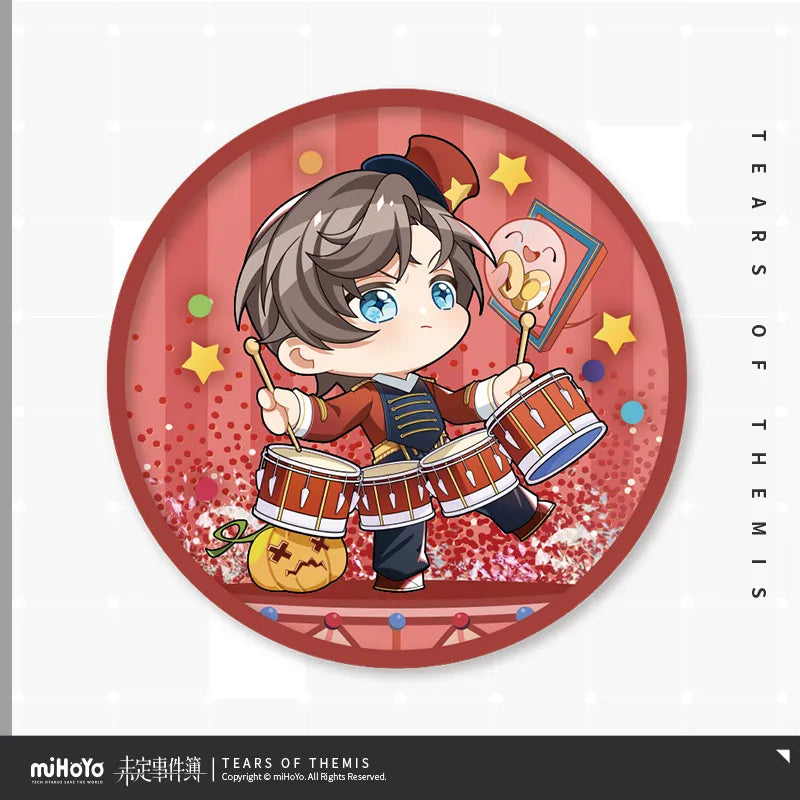 Tears of Themis - Pumpkin Adventure Series Chibi Acrylic Quicksand Coaster miHoYo