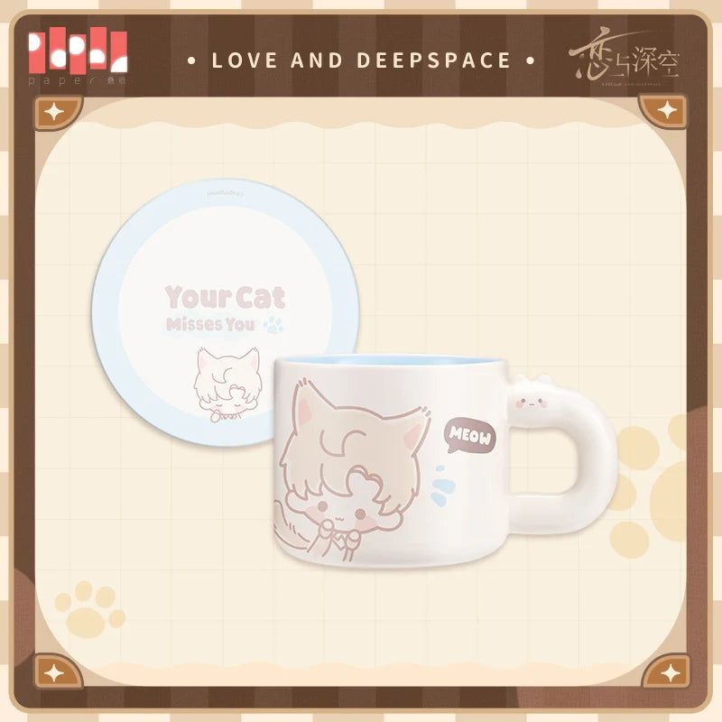 Love and Deepspace - Your Cat Misses You Series Mug InFold Games