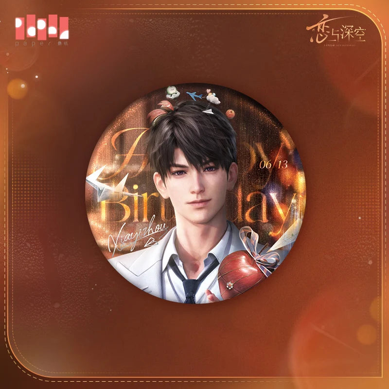 Love and Deepspace - Caleb 2025 Birthday No-Return Night Series Treasure Badge InFold Games
