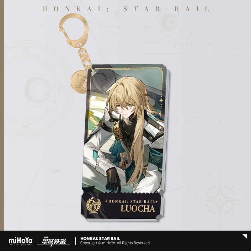 Honkai: Star Rail - The Abundance Path Character Acrylic Warp Artwork Acrylic Keychain miHoYo