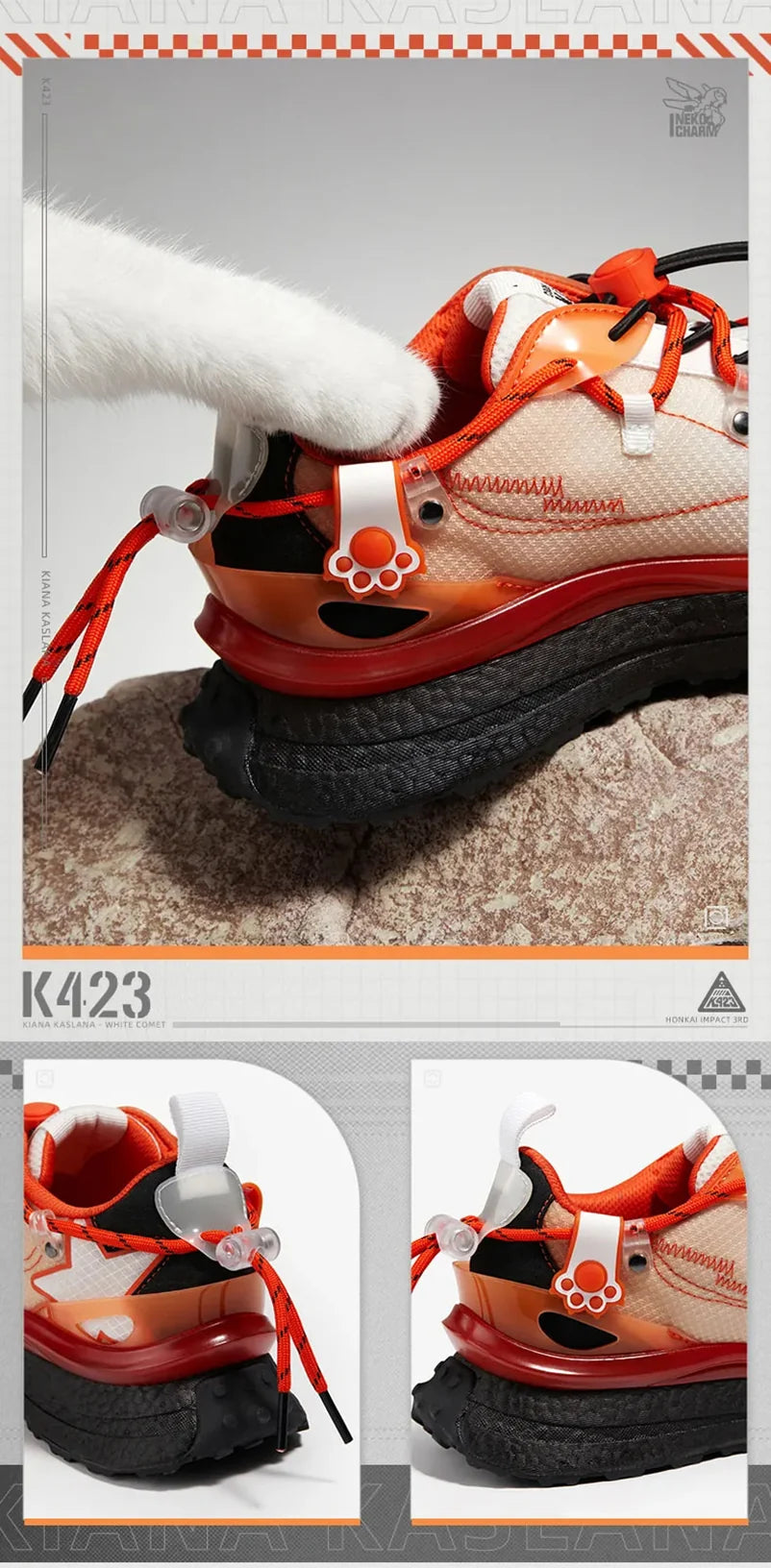 Honkai Impact 3rd - Kiana Kaslana Prodigal Girl Series Sneakers miHoYo