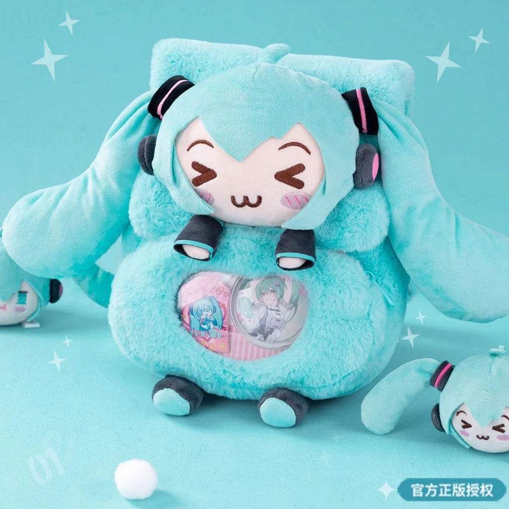Hatsune Miku - Hatsune Miku Squinty Eyes Plush Multiway Bag Moeyu