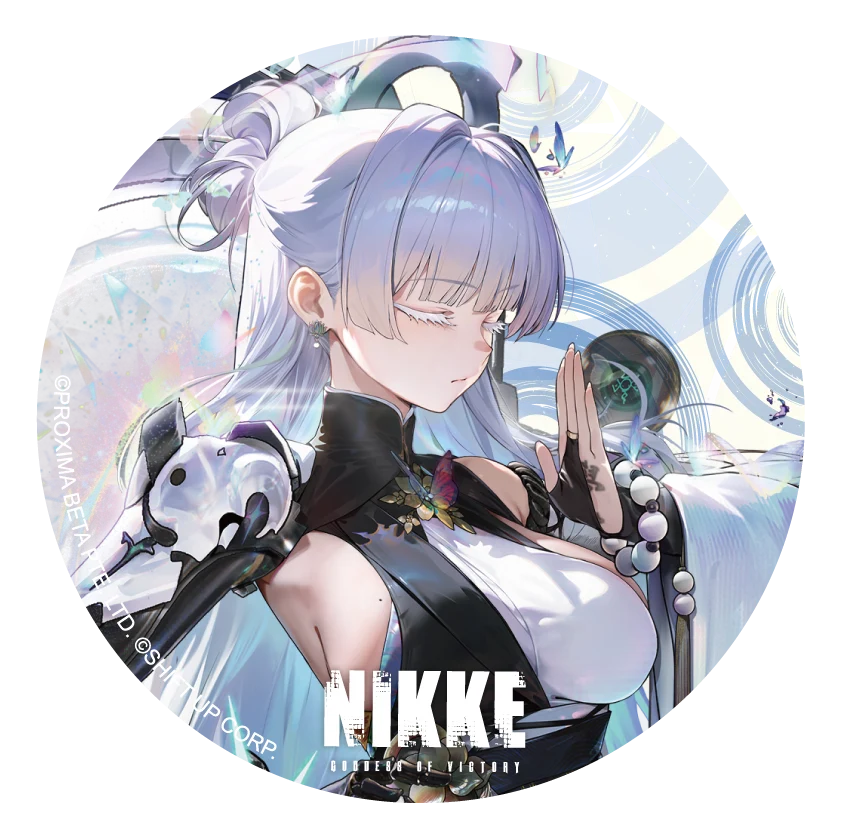 GODDESS OF VICTORY: NIKKE - Nayuta Holo Button Badge 2025 Anime Impulse