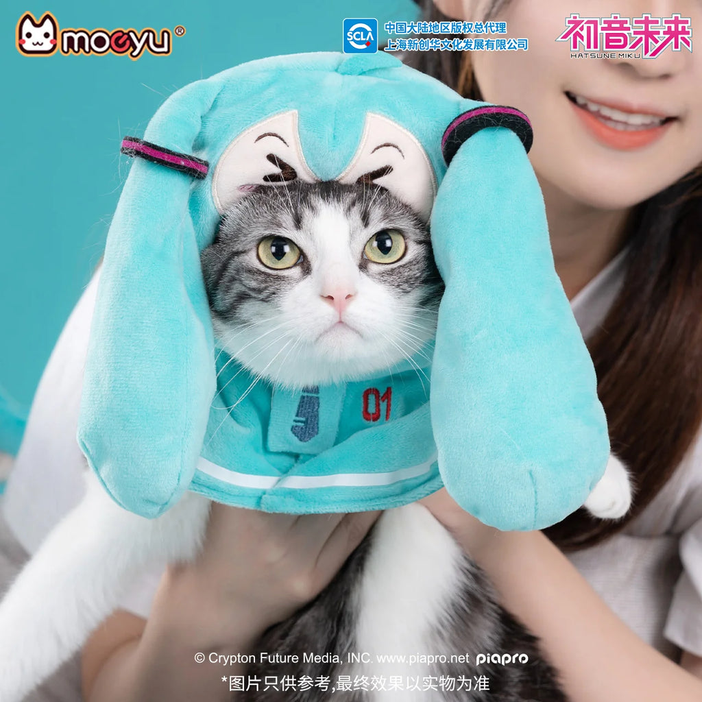 Hatsune Miku - Hatsune Miku Squinty Eyes Series Mini Puppet Shawl Moeyu
