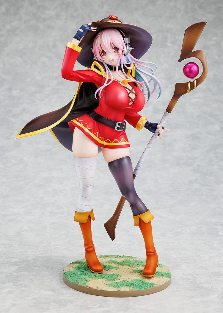 Super Sonico - Super Sonico (KONOSUBA -God's blessing on this wonderful world! Megumin Collaboration Ver) 1/7 Scale Figure KADOKAWA