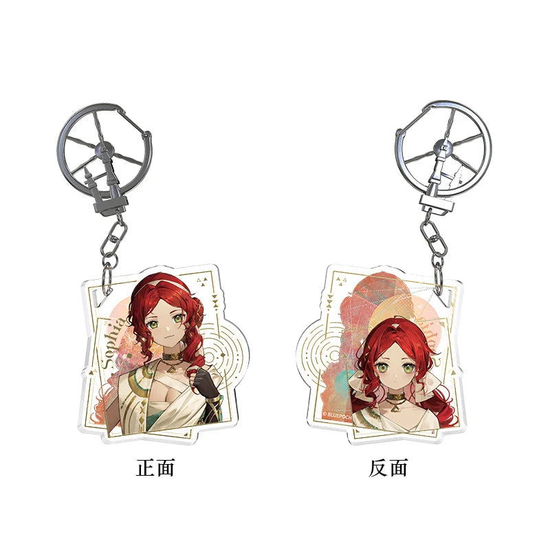 Reverse: 1999 - Mirror of Imprinted Gold Character Acrylic Keychain BLUEPOCH