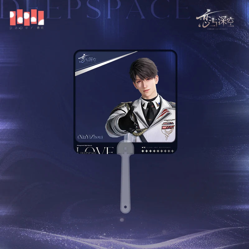 Love and Deepspace - 2025 BW Series Clear Hand Fan InFold Games