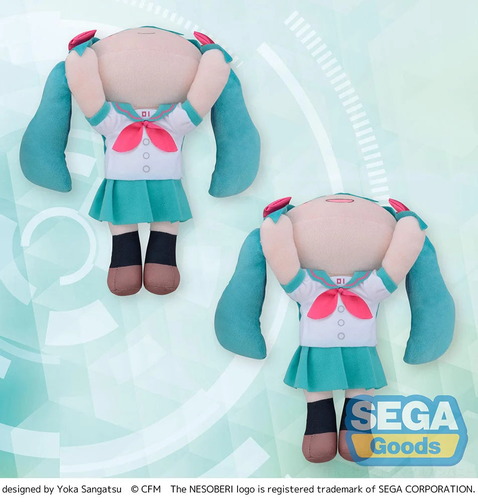 Hatsune Miku - Hatsune Miku (16th Anniversary Ver.) Nesoberi (Lay-Down) M Plushie SEGA