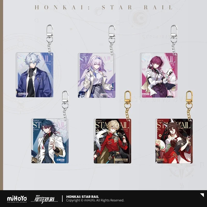 Honkai: Star Rail - Express Travel Notes Acrylic Keychain miHoYo