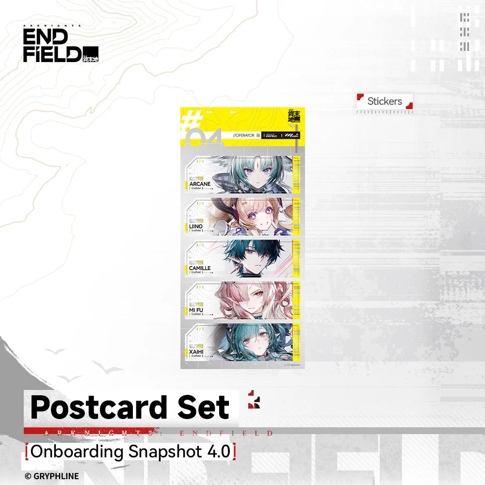 Arknights: Endfield - Onboarding Snapshot 4.0 Postcard Set HYPERGRYPH