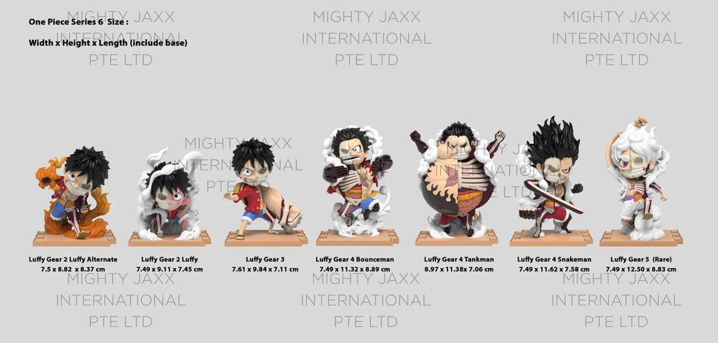 One Piece - Freeny's Hidden Dissection One Piece Luffy’s Gears Edition Blind Box Mighty Jaxx