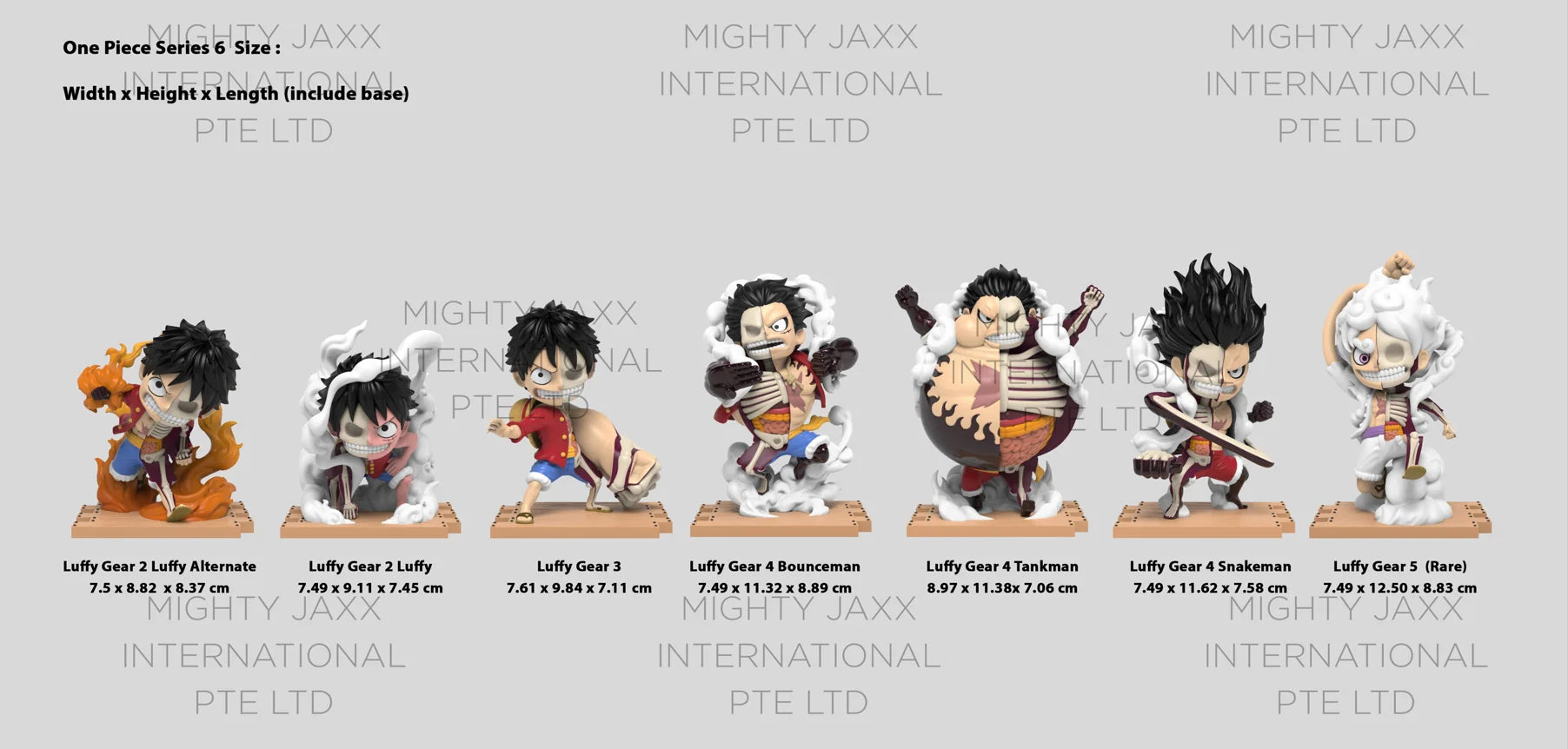 One Piece - Freeny's Hidden Dissection One Piece Luffy’s Gears Edition Blind Box Mighty Jaxx