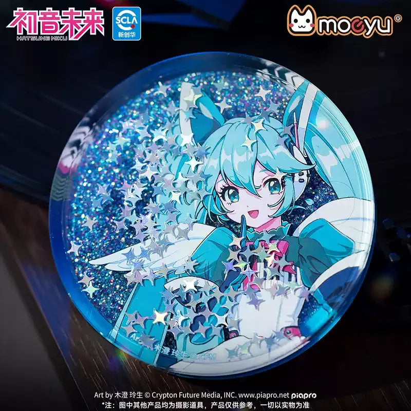 Hatsune Miku - Hatsune Miku Wings of the Synthwave Series Quicksand Badge Moeyu