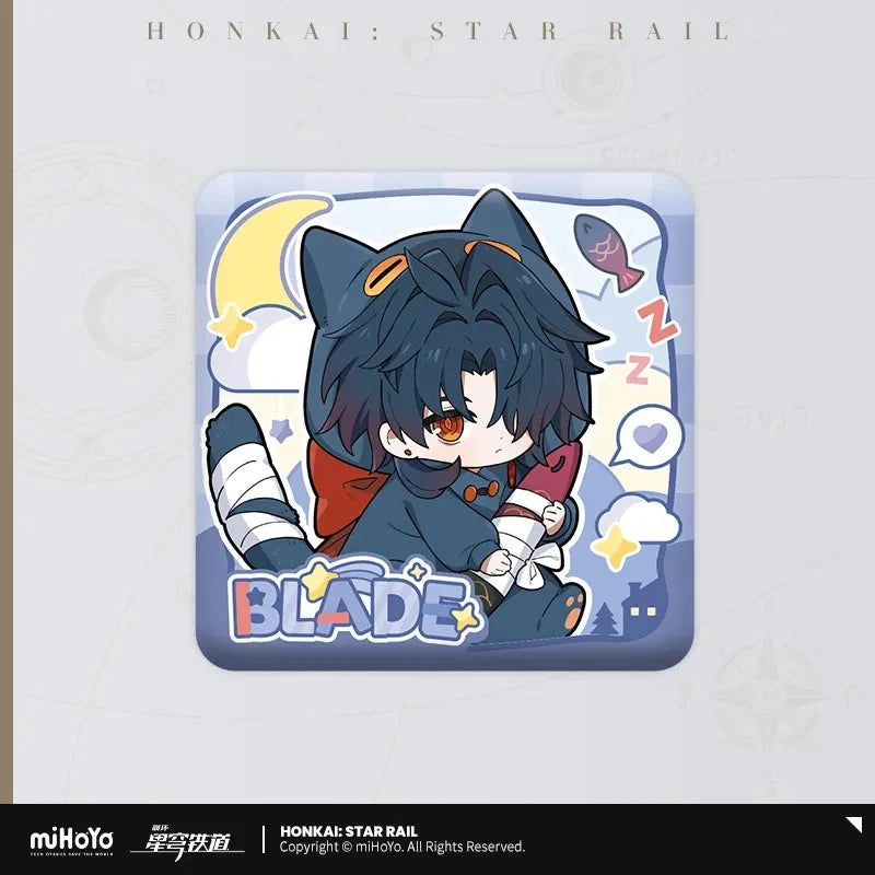 Honkai: Star Rail - Boys Dorm Series Chibi Square Badge miHoYo