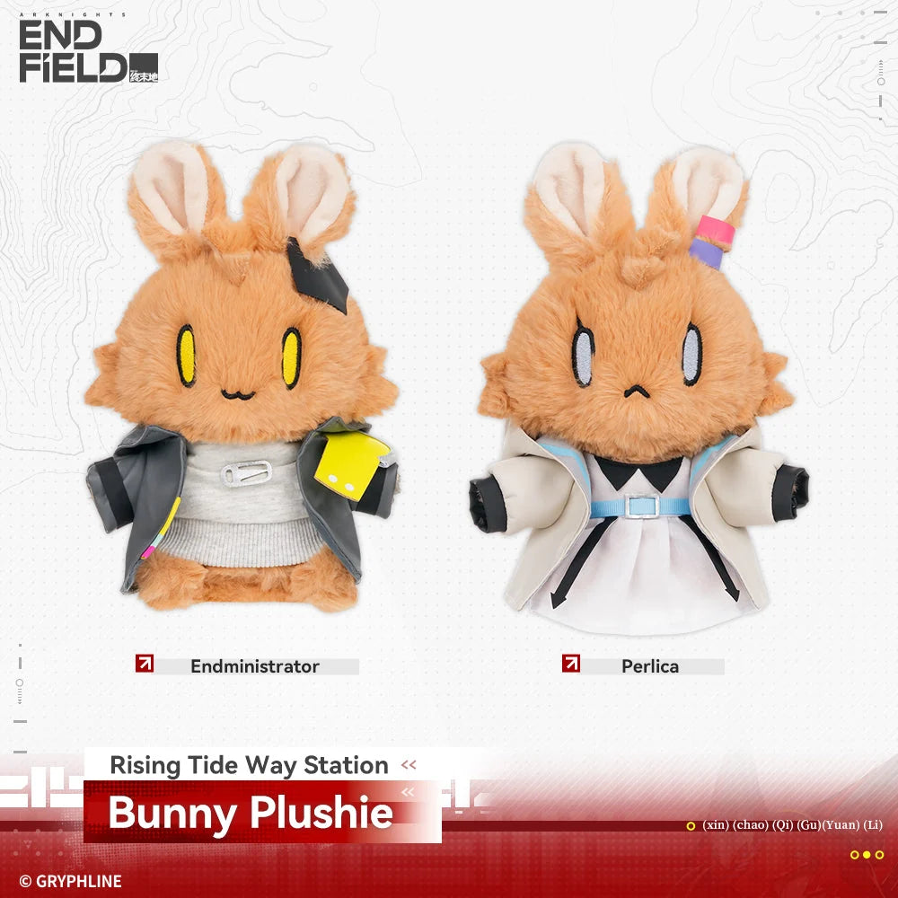 Arknights: Endfield - Endministrator & Perlica Rising Tide Way Station Series Bunny Plushie HYPERGRYPH