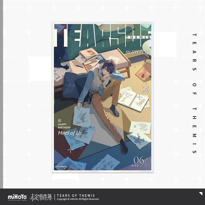 Tears of Themis - Miles Of Us Series King Birthday Art Board miHoYo