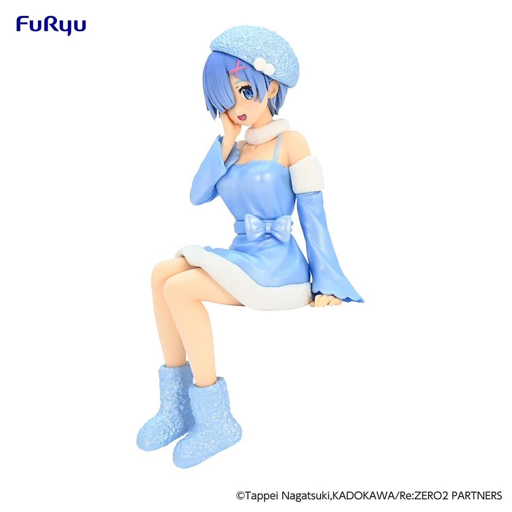 Re:ZERO Starting Life in Another World - Rem(Snow Princess Pearl Color Ver.) Noodle Stopper Prize Figure FuRyu Corporation