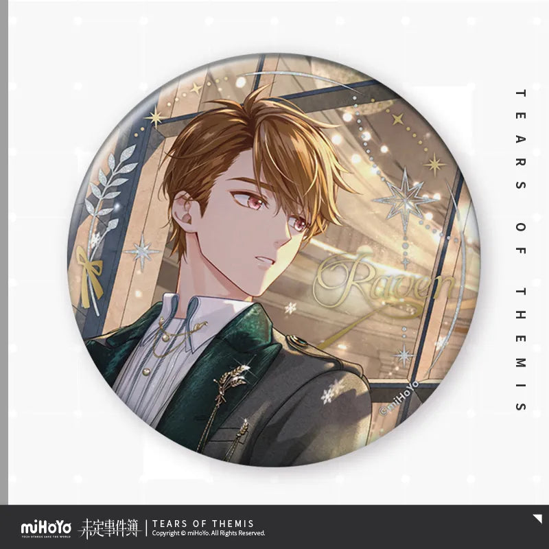 Tears of Themis - Like Sunlight Upon Snow Series Raven Birthday Badge miHoYo