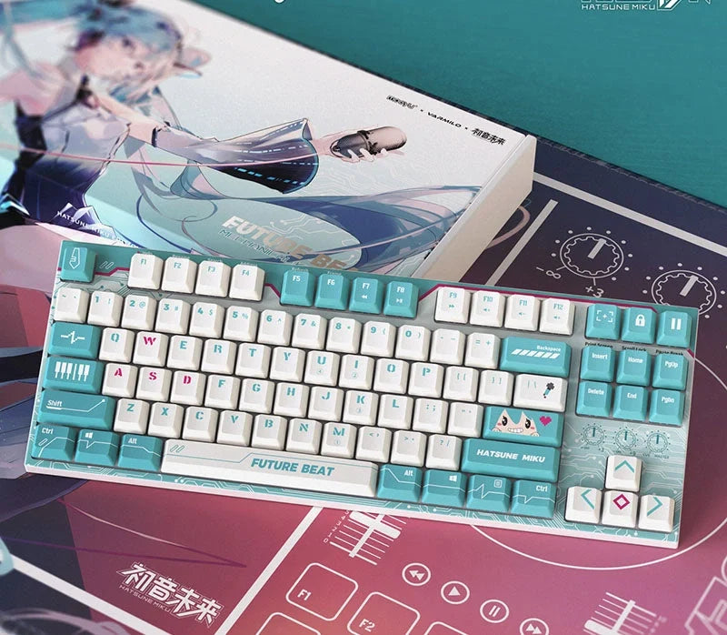 Hatsune Miku - Future Beat Varmilo Mechanical Keyboard Moeyu