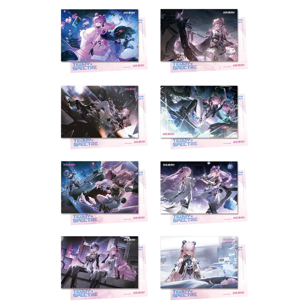 Punishing: Gray Raven - Teddy: Spectre Frame CG Postcard Set KURO GAMES