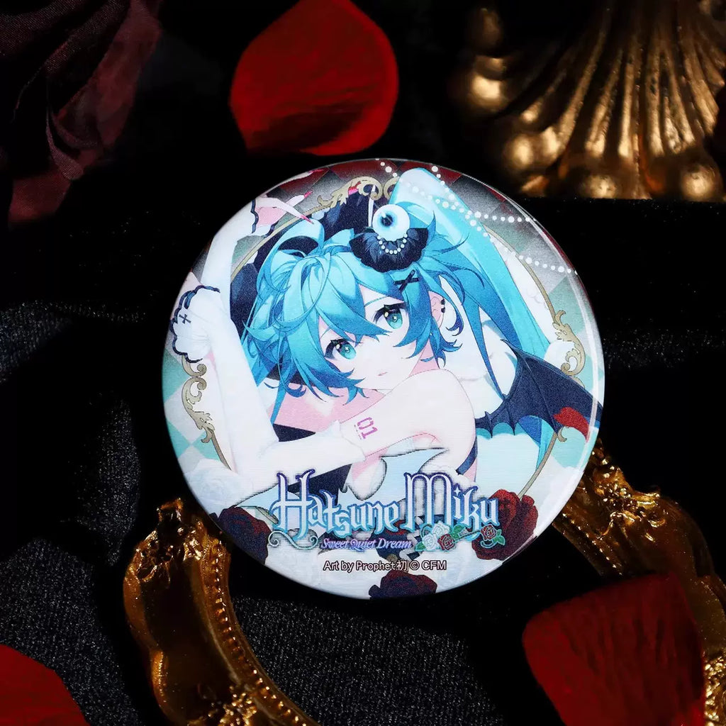 Hatsune Miku - Hatsune Miku Sweet Quiet Dream Series Badge BEMOE