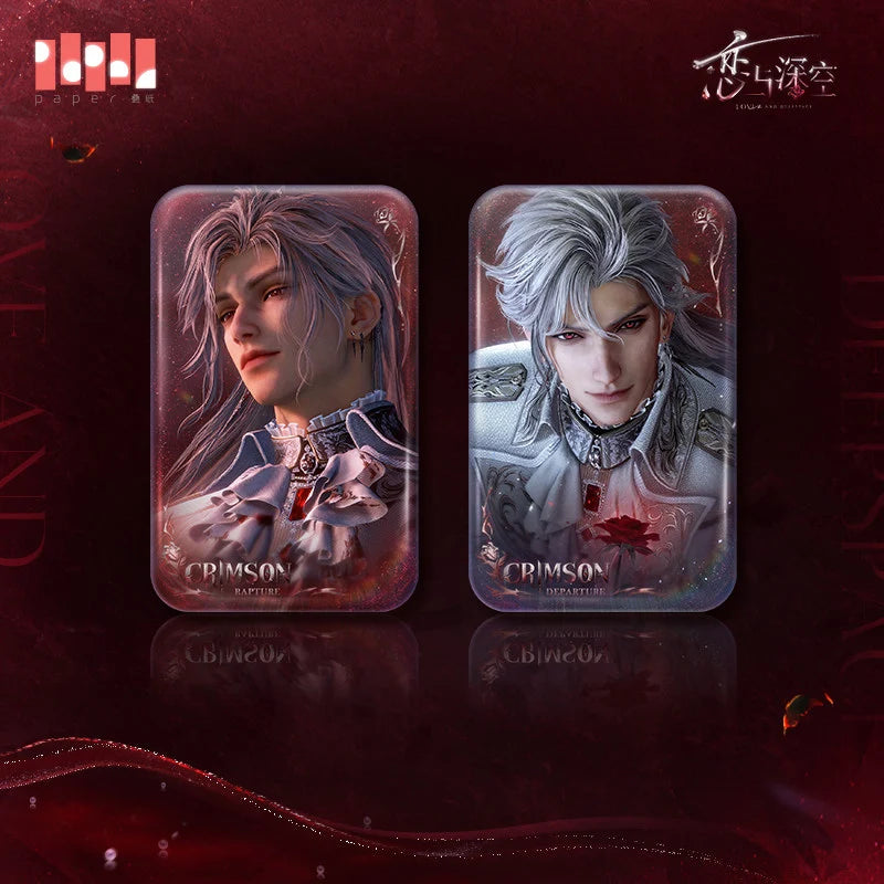 Love and Deepspace - Sylus Silverwing Fiend Series Square Badge InFold Games