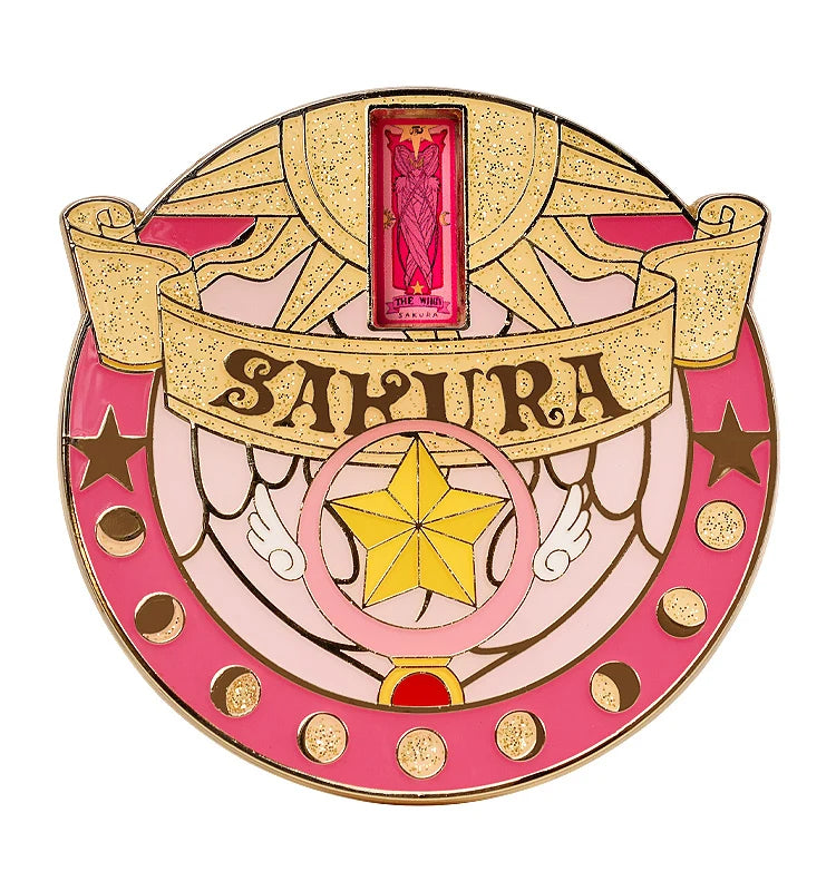 Cardcaptor Sakura 25th Anniversary -Star Wand Metal Badge GoodSmile Moment