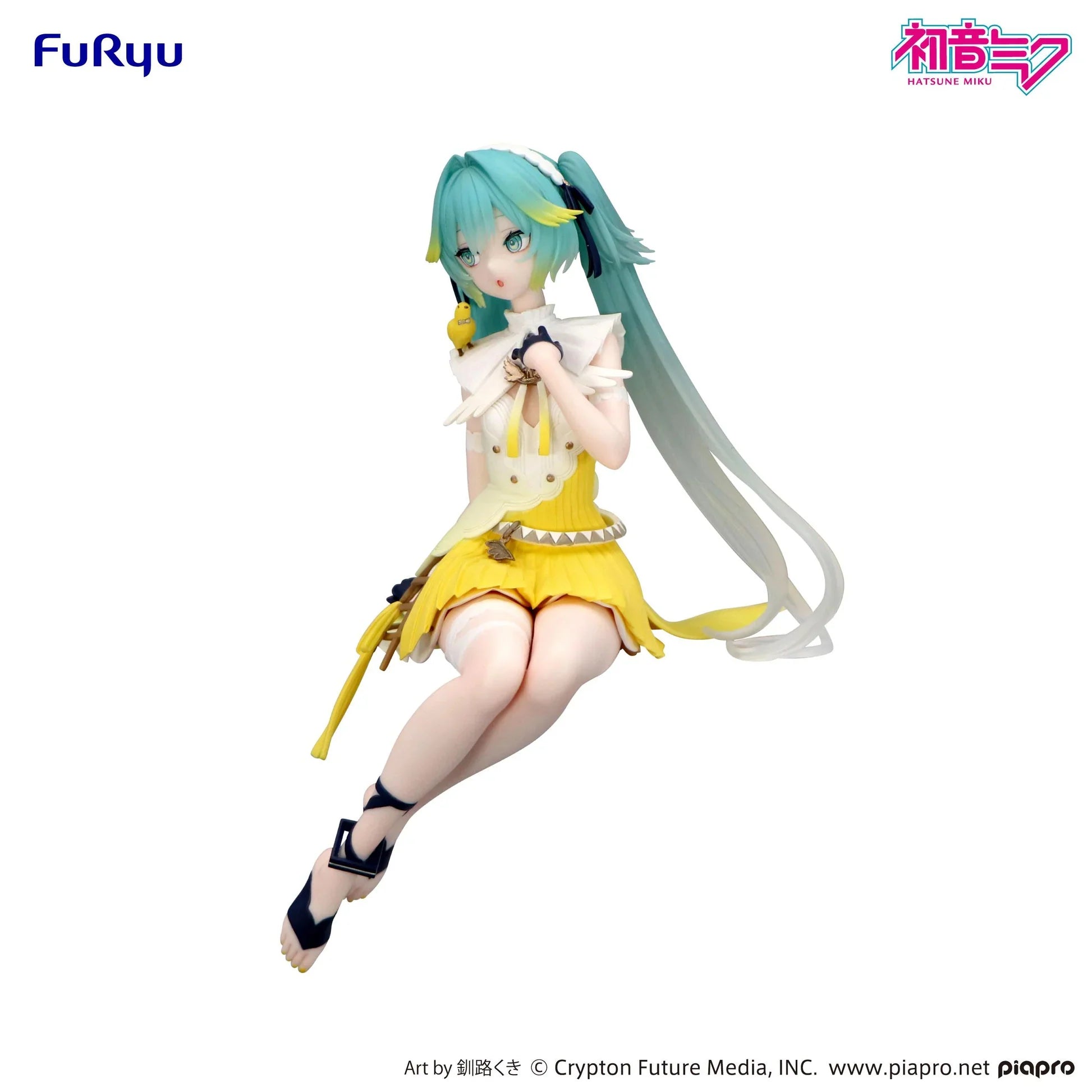 Hatsune Miku - Hatsune Miku (Canary Bird Ver.) Noodle Stopper Figure FuRyu Corporation